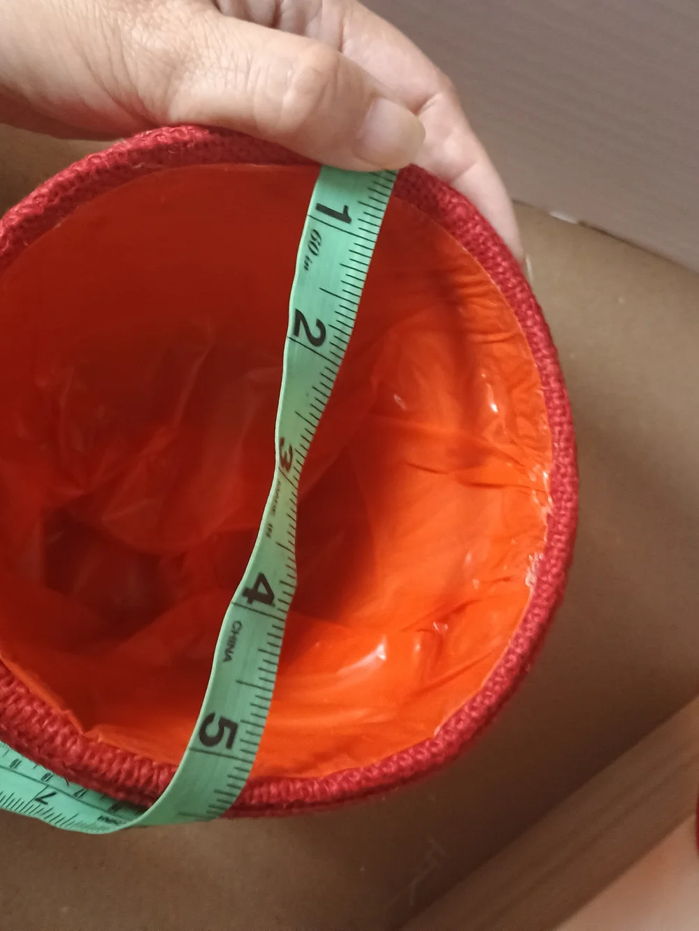Red & Orange Polka Dot Storage Baskets Set of 3